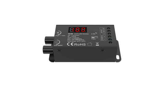 V2-B LED Controller | 2CH 10A 12–24V Constant Voltage Receiver