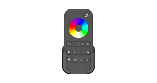 RT9 RGB/RGBW Remote | 4-Zone 2.4G Handheld LED Controller