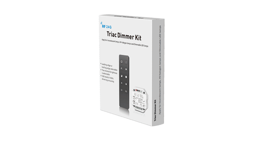 S1-B + R1 AC Triac Dimmer Set | RF Single-Zone LED Dimming Kit