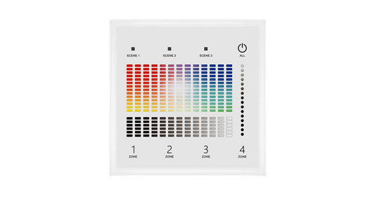 TD4-4S 4 zones RGBW DALI Panel Master