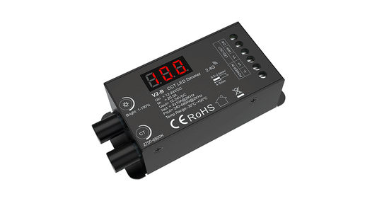 V2-B LED Controller | 2CH 10A 12–24V Constant Voltage Receiver