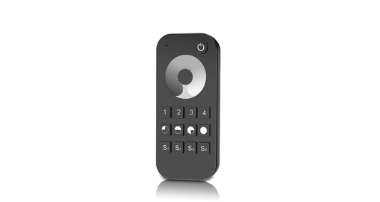 RT6 RF LED Dimmer Remote | 4-Zone 2.4G Handheld Controller