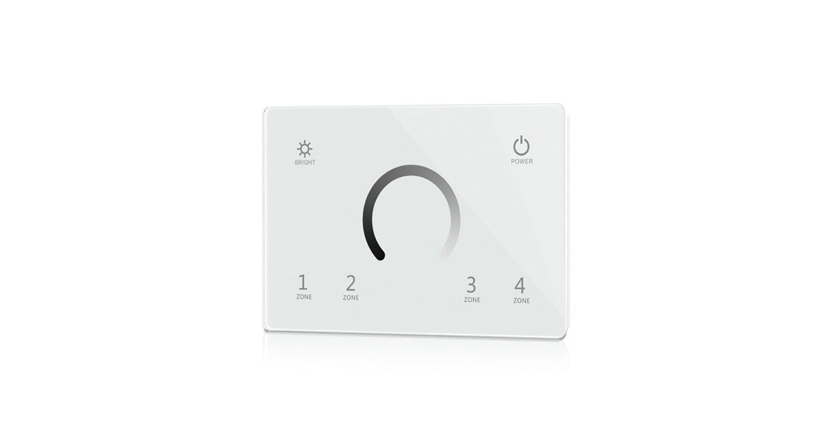 T11(IT) 4-Zone Dimming Panel | AC 100–240V Wall LED Controller