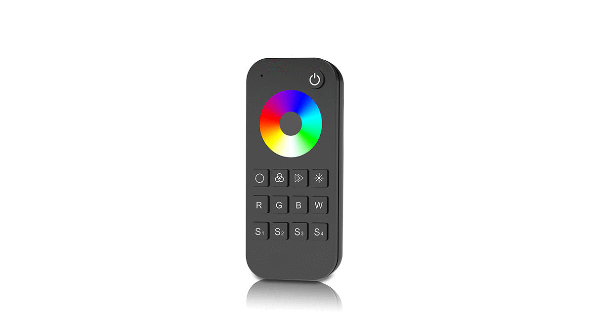 RT4 RGB/RGBW Remote | 1-Zone 2.4G Handheld LED Controller