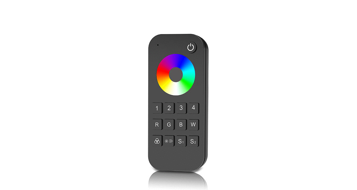 RT9 RGB/RGBW Remote | 4-Zone 2.4G Handheld LED Controller