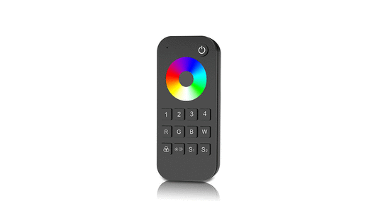 RT9 RGB/RGBW Remote | 4-Zone 2.4G Handheld LED Controller