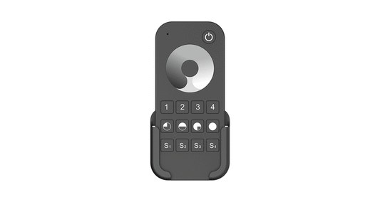 RT6 RF LED Dimmer Remote | 4-Zone 2.4G Handheld Controller