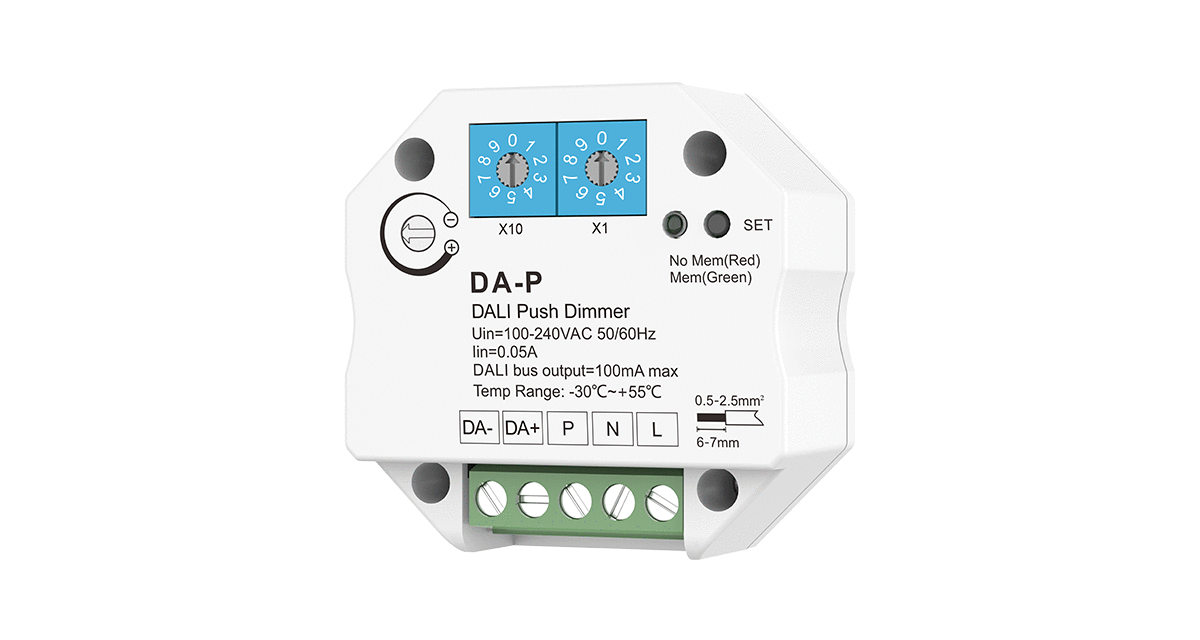 DA-P DALI Push Dimmer