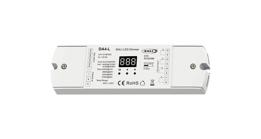 DA4-L DALI LED Dimmer | 4CH 5A 12–48V Constant Voltage DT6