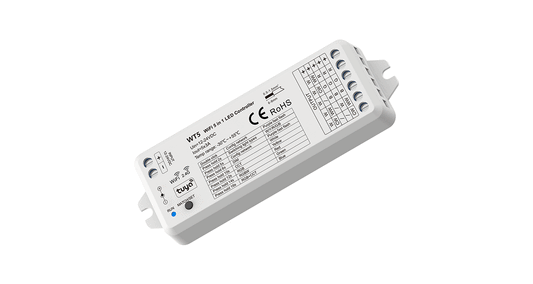 WT5 5CH*3A 12-24V WiFi & RF 5 in 1 CV Controller (Tuya App)