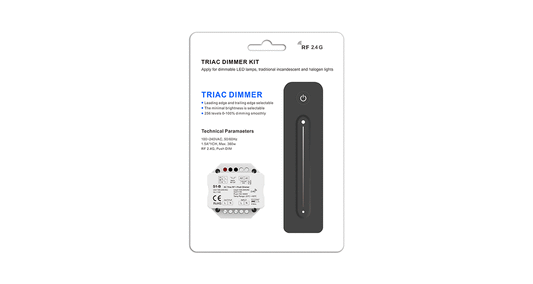 S1-B + R11 AC Triac Dimmer Set | RF Single-Zone LED Dimming Kit