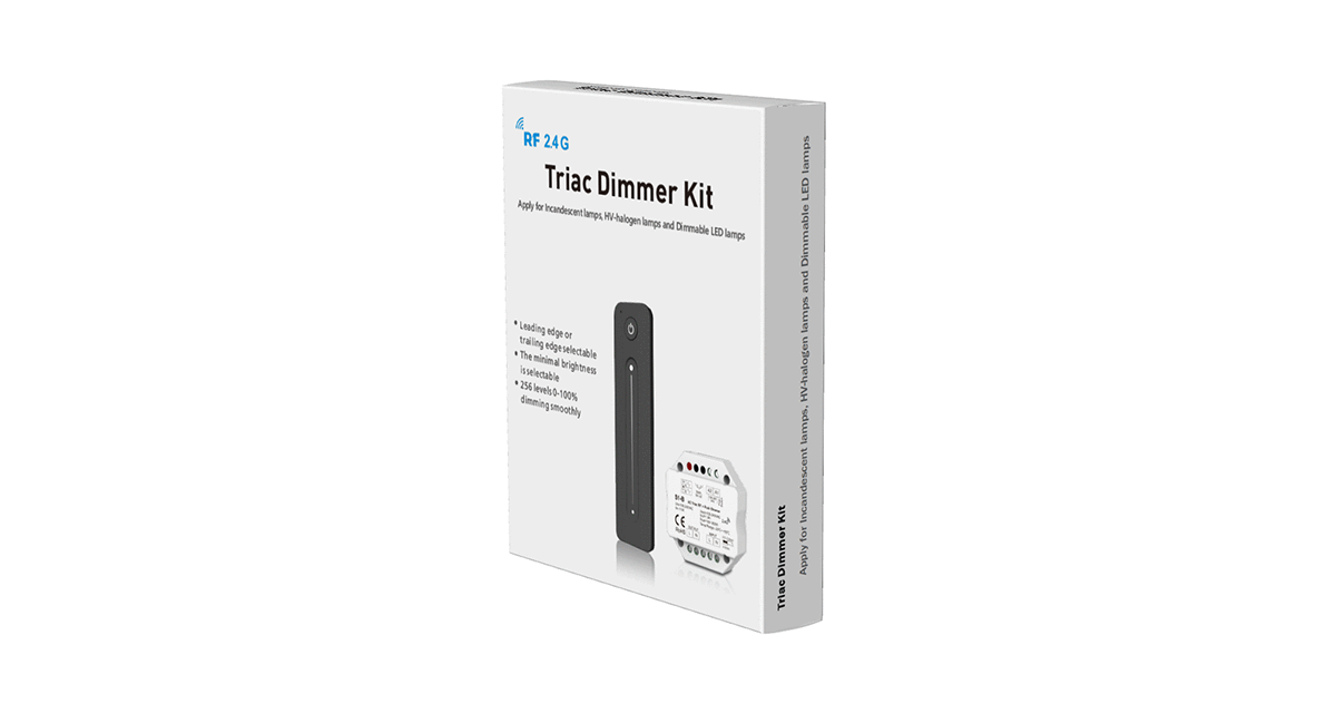 S1-B + R11 AC Triac Dimmer Set | RF Single-Zone LED Dimming Kit