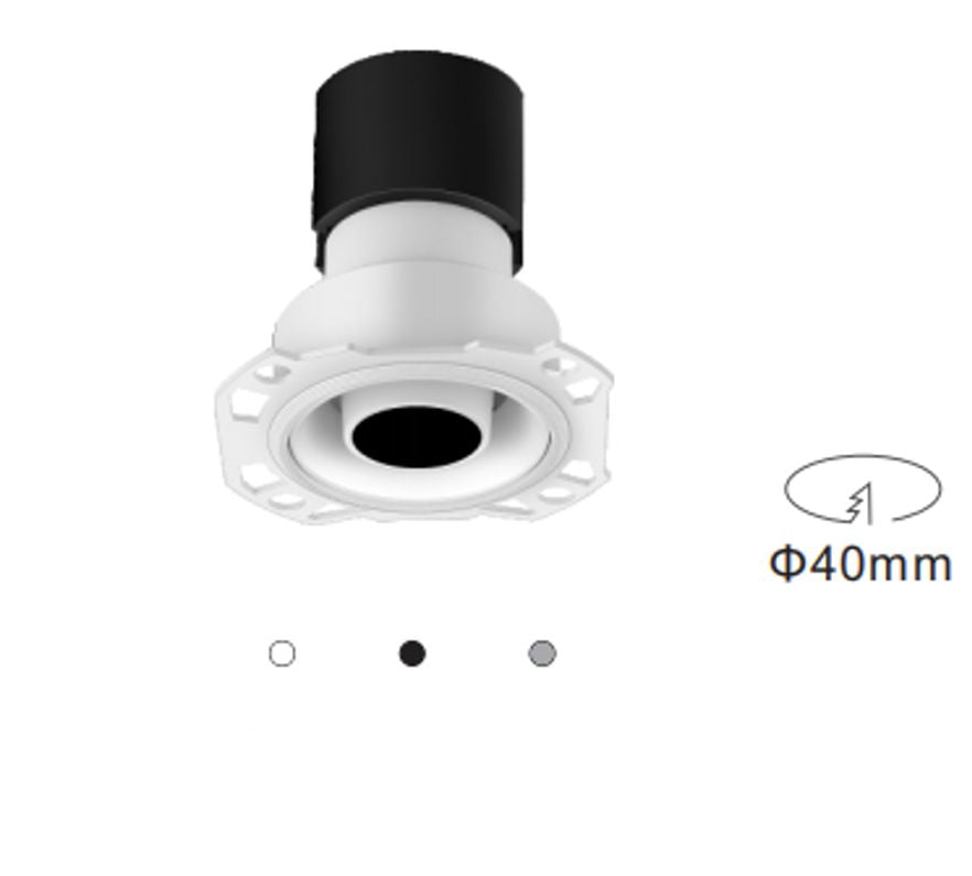 Mini LED Downlight 5W Ø40mm | Luminaria Recessed Spot