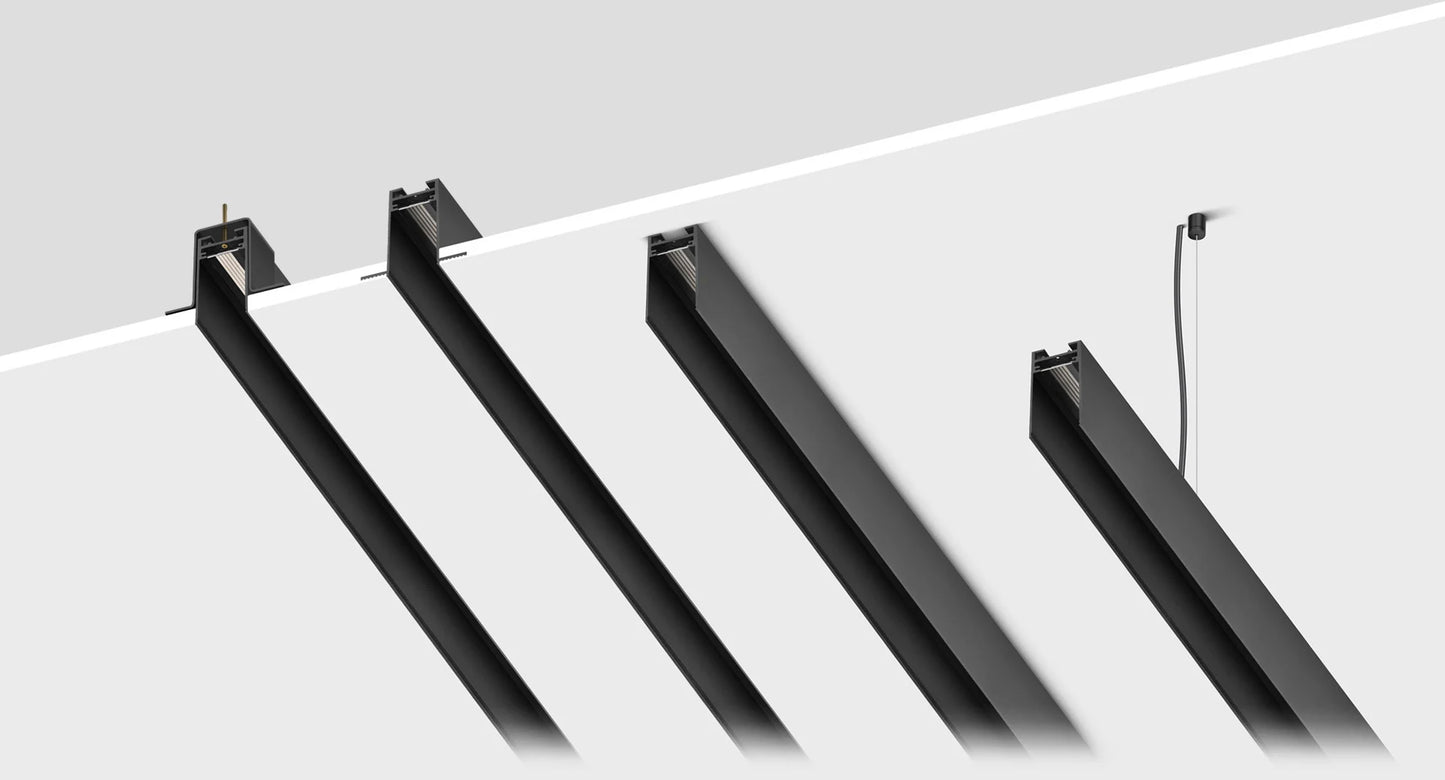 Magnetic Track Recessed | Luminaria 48V Built-In System