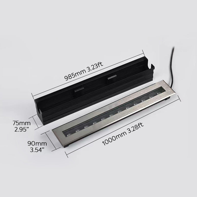 In-Ground DMX512 RGBW Linear LED Wall Washer – IP67 (24V)