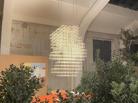Pollux Modular LED Pendant Chandelier – Luxury Geometric Light Sculpture